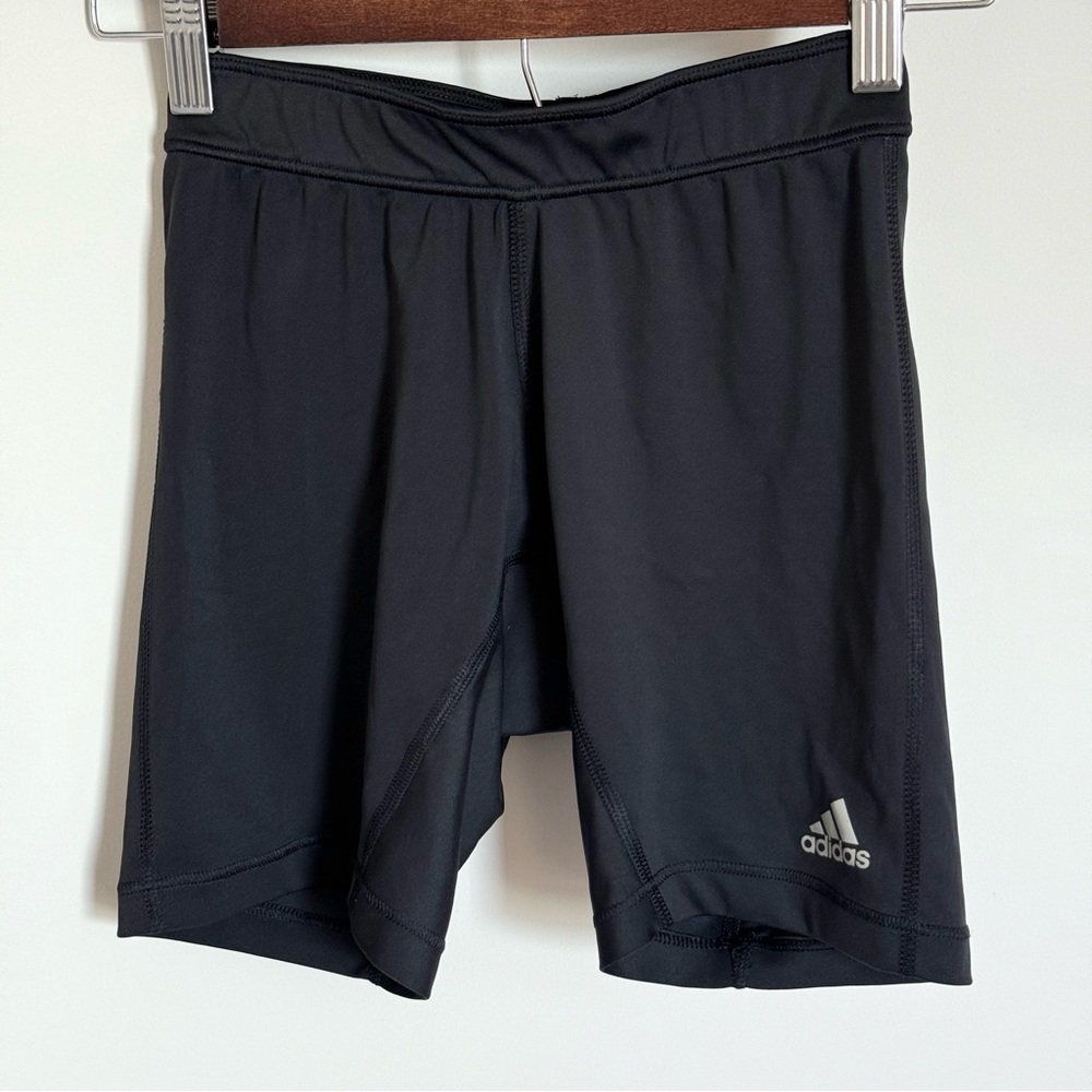 Adidas Techfit Black 7” Inseam Compression Bike Shorts Women’s Small